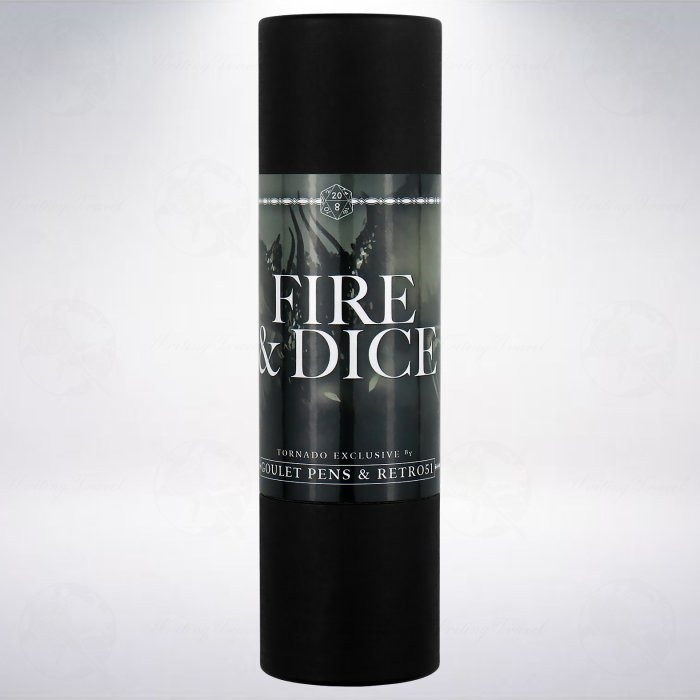 美國 Retro 51 Tornado Pencil 旋轉出芯式鉛筆: 火與骰子/Fire&Dice-細節圖4