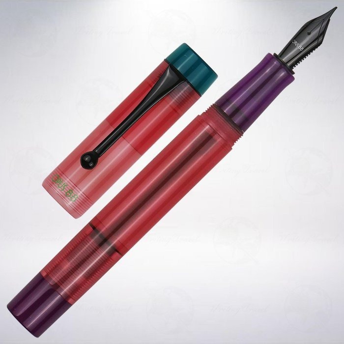 台灣 OPUS 88 KOLORO Demonstrator 2024限定色彩系列滴入式鋼筆: 紅色-細節圖2