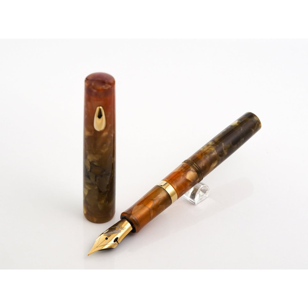 台灣 尚羽堂 Fine Writing Pencket 袖珍系列彈性鋼筆: 石榴石/Garnet-細節圖2