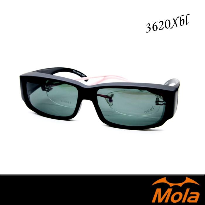 MOLA摩拉外掛式偏光太陽眼鏡 超輕量  近視眼鏡直接戴 3620Xblpl-細節圖3