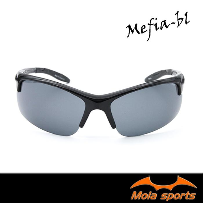 MOLA 摩拉 運動太陽眼鏡 UV400 超輕量 21g 男女 戶外 自行車 跑步 Mefia-bl-細節圖3