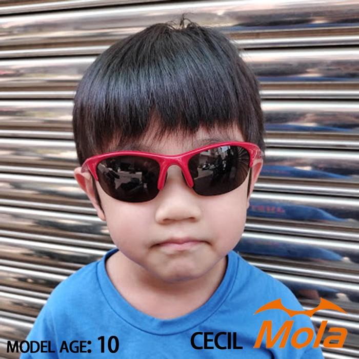 MOLA 摩拉 6-11歲 兒童 運動太陽眼鏡 UV400 抗UV 跑步 男女Cecil-r BSMI認證 D63788-細節圖2