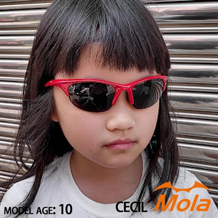 MOLA 摩拉 6-11歲 兒童 運動太陽眼鏡 UV400 抗UV 跑步 男女Cecil-r BSMI認證 D63788-細節圖3