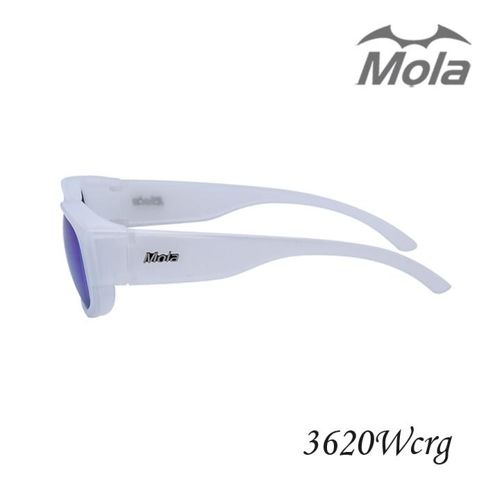 MOLA摩拉外掛式偏光太陽眼鏡 套鏡 UV400 前掛式太陽眼鏡 彩色多層膜 男女一般臉型 近視可戴-3620Wcrg-細節圖4