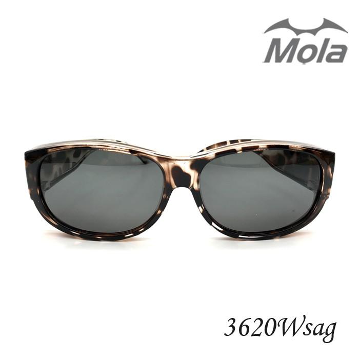 MOLA 摩拉外掛式偏光太陽眼鏡 套鏡 男女 UV400 近視可戴 3620Wsag-細節圖3