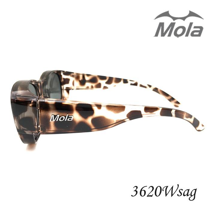 MOLA 摩拉外掛式偏光太陽眼鏡 套鏡 男女 UV400 近視可戴 3620Wsag-細節圖5