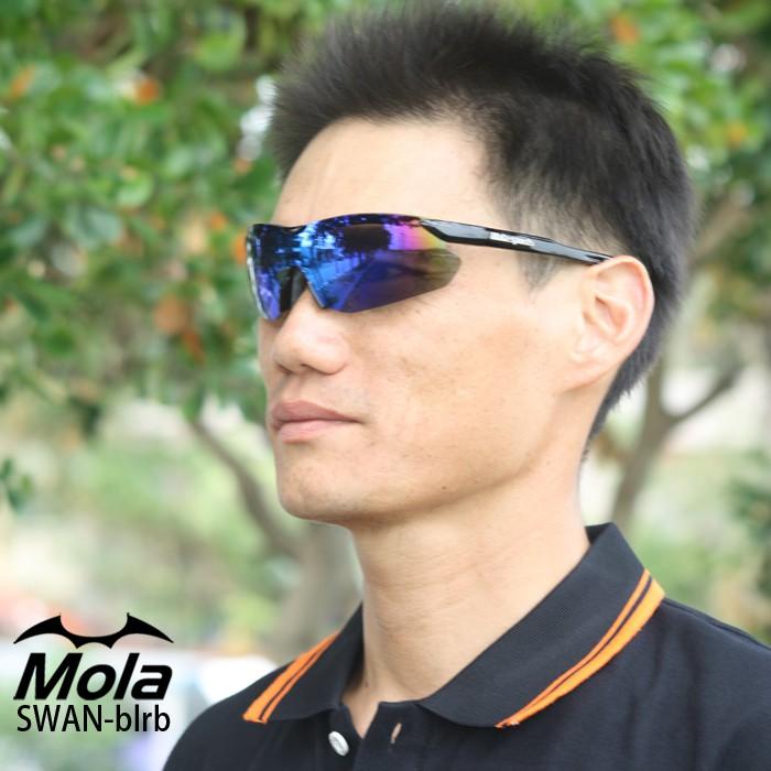 MOLA SPORTS 摩拉運動太陽眼鏡 藍色多層膜頂級鏡片 超輕 超好戴 跑步/高爾夫/自行車-細節圖2