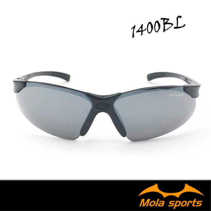 Mola摩拉運動太陽眼鏡 超輕量23g UV400 男女 小到一般臉 1400bl-跑步/高爾夫/戶外/登山-細節圖2