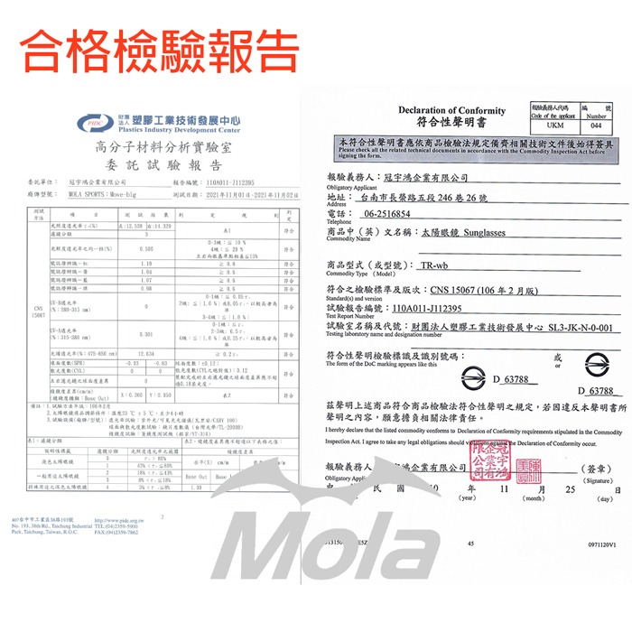 MOLA摩拉超輕量 偏光運動太陽眼鏡 超輕量 男女 23.8g自行車跑步開車 UV400 TR-wb-細節圖8