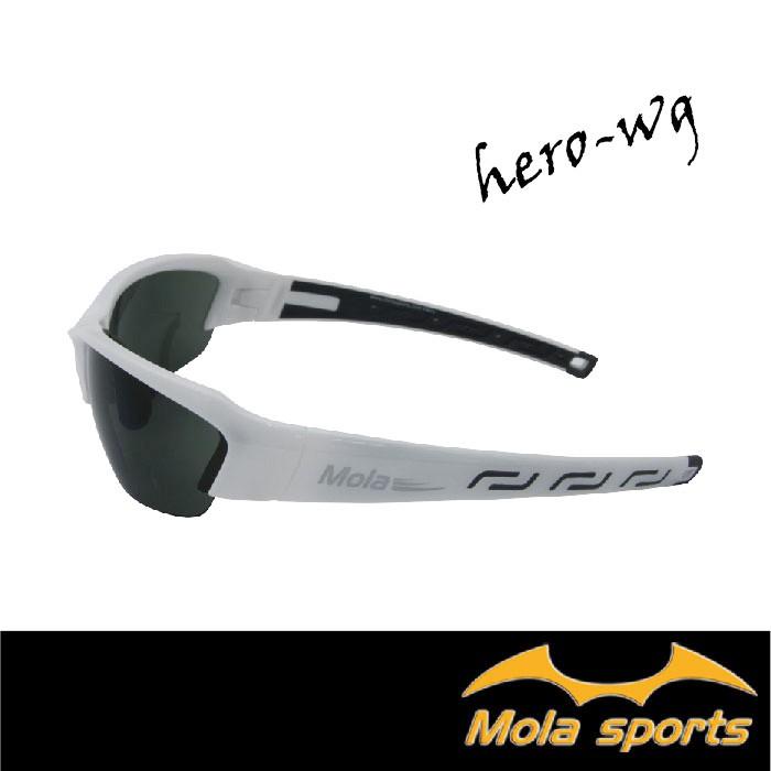 MOLA SPORTS摩拉運動太陽眼鏡 Hero-wg 白色 鼻墊可調整 射出型腳墊不易鬆脫-細節圖5