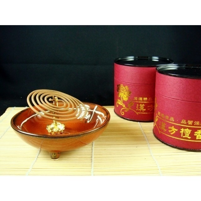 同款買7送1【周錦香】漢方檀香/老山檀香/艾草香 小盤香/微盤香(香環 環香 薰香 拜拜 盤香 香品批發)-細節圖2