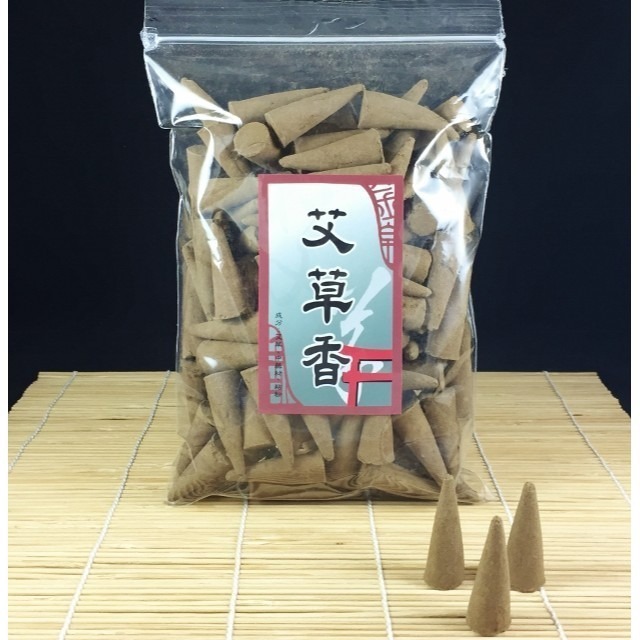 特級艾草粉/艾草倒流香塔/艾草香塔【周錦香】【特惠$120】香粉 淨香 貢末 香末 煙供 淨粉 塔香 流煙香 薰香-細節圖3