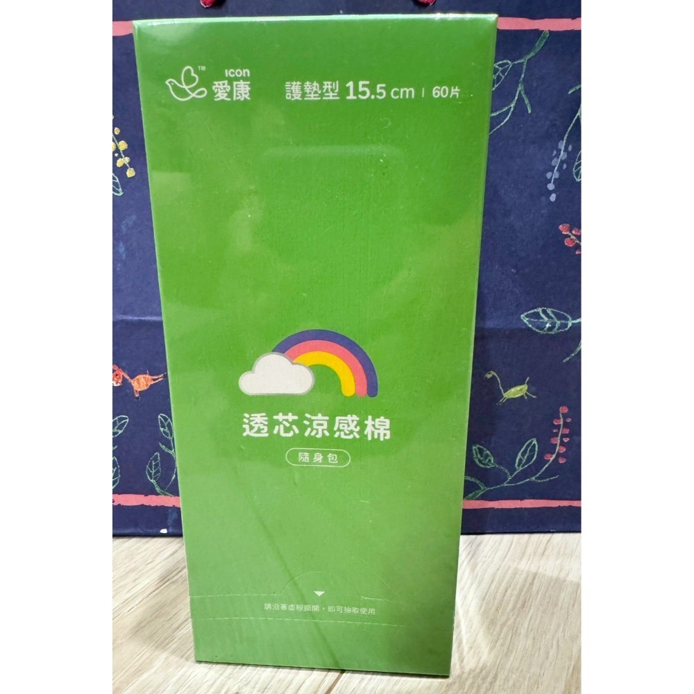愛康 透芯涼感棉  夜用35公分/ 護墊15.5公分-規格圖2