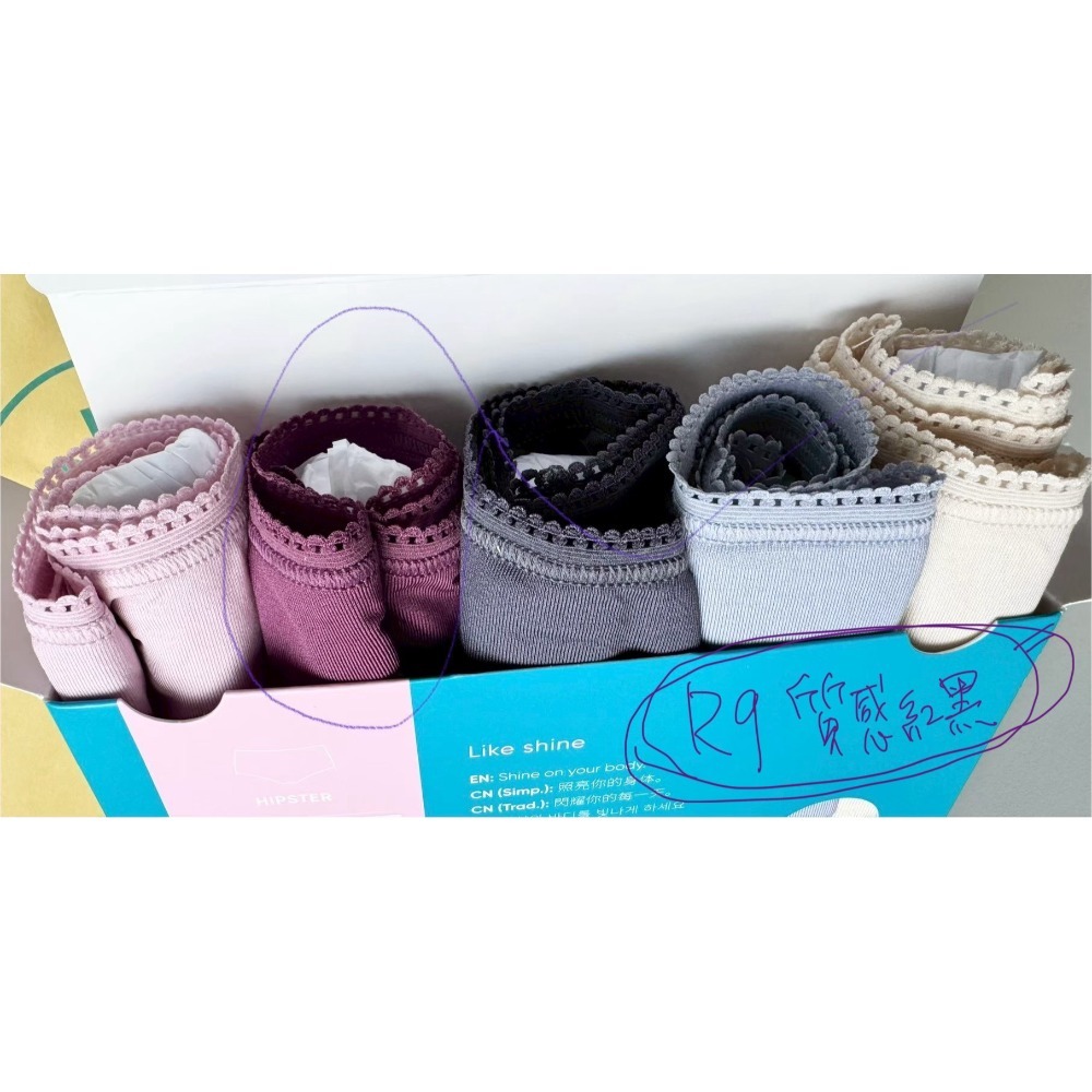 sloggi-SHINE 閃亮系列低腰三角褲/平口褲 五件包 (萊卡) HIPSTER C76-925-規格圖4