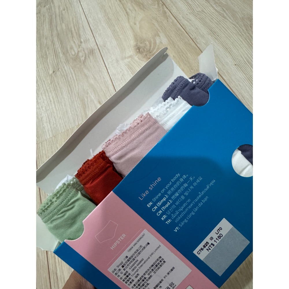 sloggi-SHINE 閃亮系列低腰三角褲/平口褲 五件包 (萊卡) HIPSTER C76-925-規格圖4