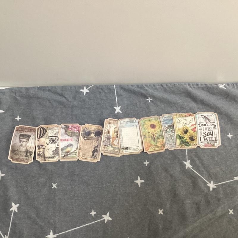 【有物販售中】復古票據 手帳素材 復古素材-細節圖3