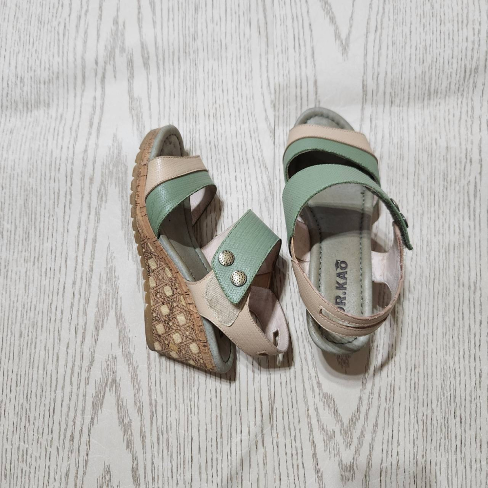 【sigmanet家庭百貨】九成新D.K高博士氣墊高跟女用涼鞋NO37-細節圖2