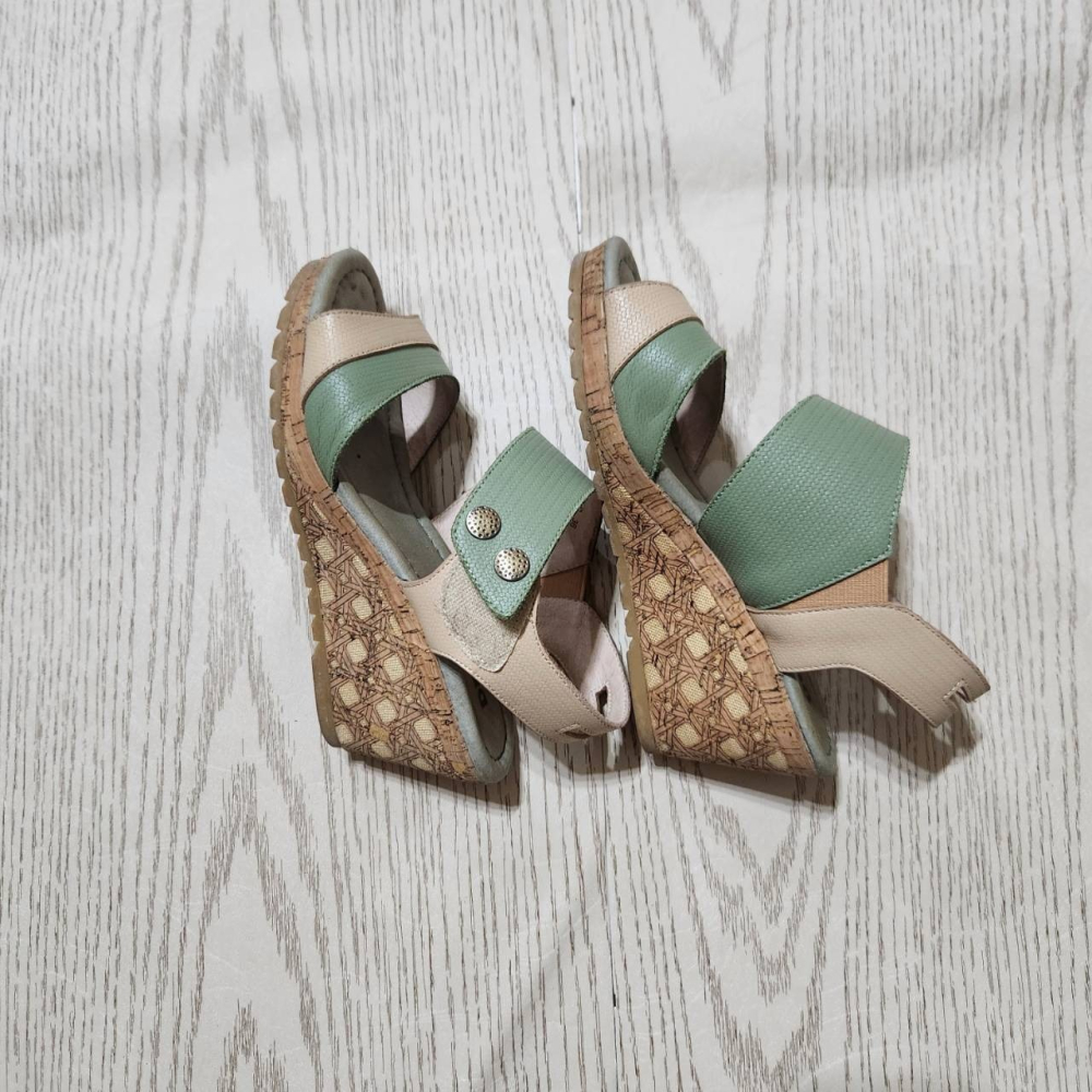 【sigmanet家庭百貨】九成新D.K高博士氣墊高跟女用涼鞋NO37-細節圖3