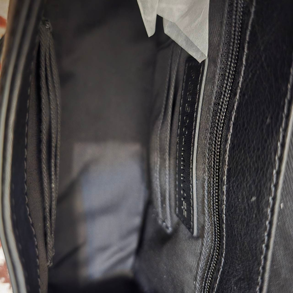 【sigmanet家庭百貨】全新Rebecca minkoff RM 真皮 斜紋 銀鍊 小香包 斜背 側背 包包-細節圖8