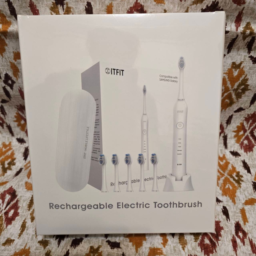 【sigmanet家庭百貨Samsung ITFIT 五段式聲波電動牙刷(牙刷IPX7防水 低噪音馬達 聲波式電動牙刷)-細節圖2
