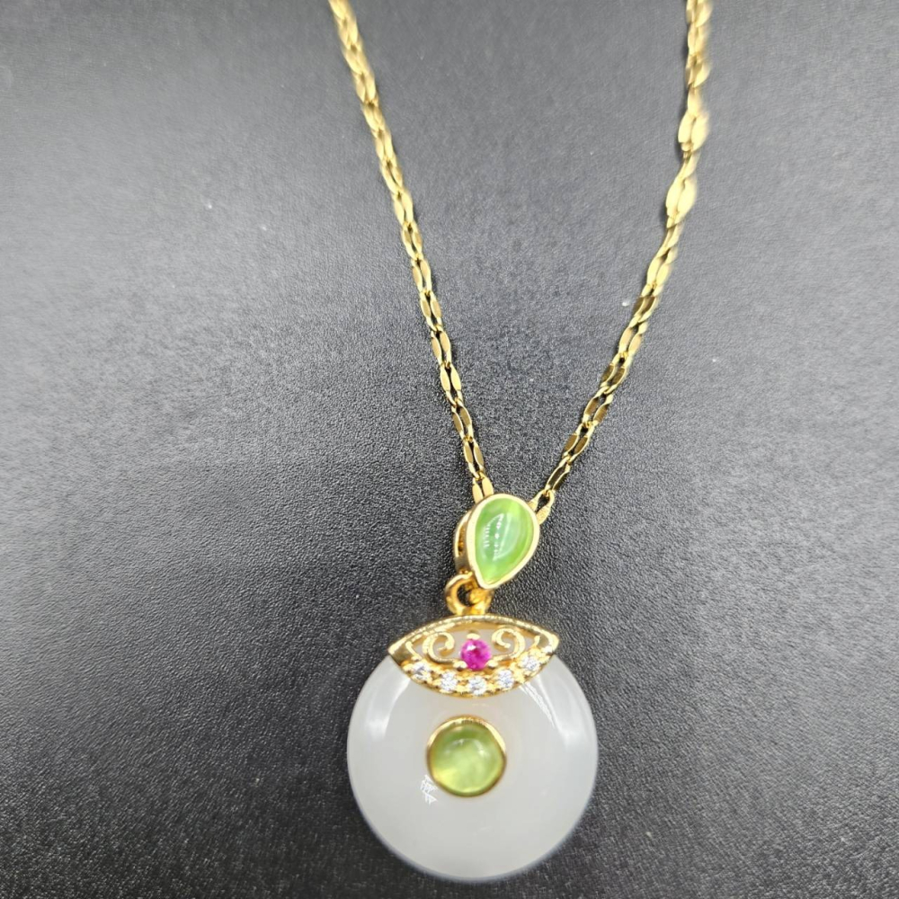 【sigmanet家庭百貨】全新女用玉石項鍊-細節圖2
