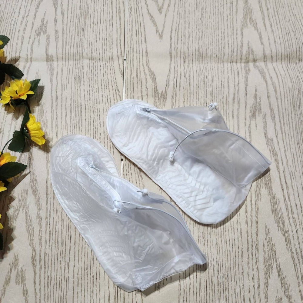 【sigmanet家庭百貨】全新女用加厚耐磨防滑雨鞋套(四雙一起賣)-細節圖3