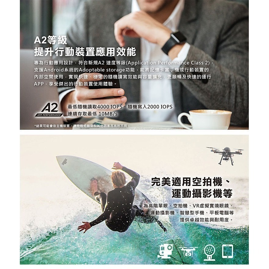 【台灣公司貨】SanDisk Extrem MicroSD 256G 256GB U3 A2手機行車紀錄器 高速記憶卡-細節圖3