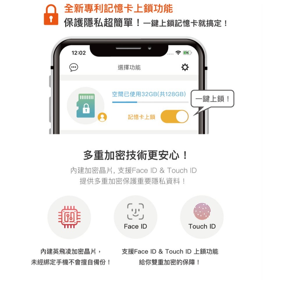 Qubii Duo 備份豆腐 USB Type-C 雙用版 快速充電 快速備份可上鎖 iPhone Android皆可用-細節圖7