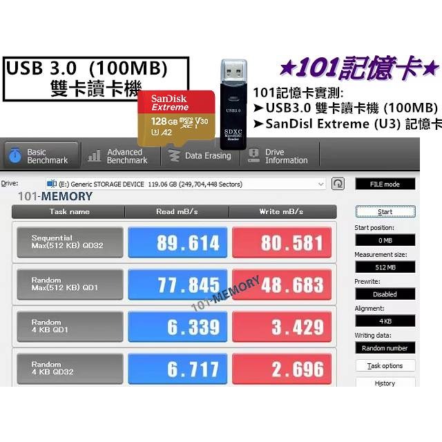 USB3.0 高速讀卡機 (器) 支援 32G 64G 128G 256G 512G 1TB 記憶卡 高達100MB-細節圖2