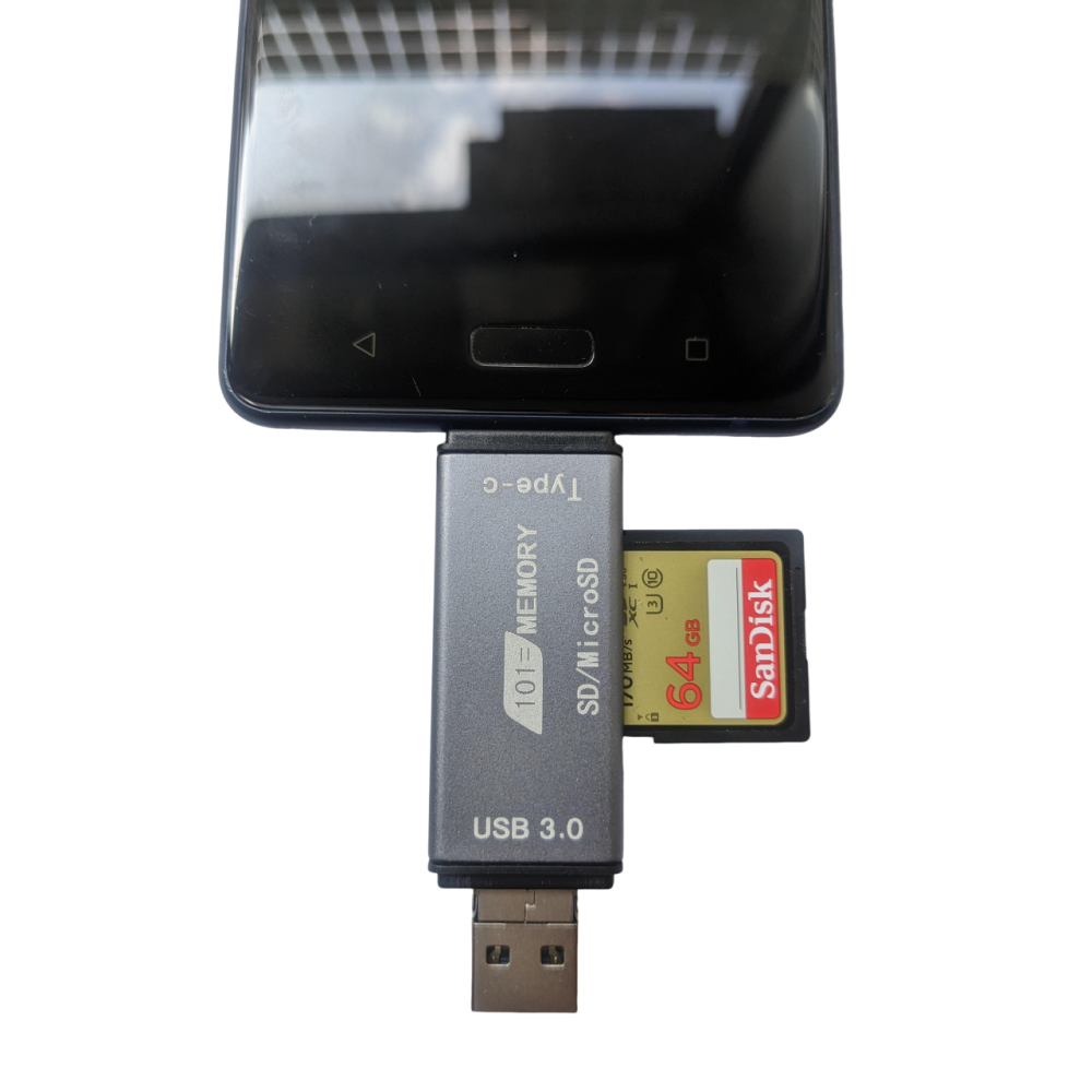 USB3.0 Type-C 讀卡機 支援SDXC MicroSDXC 1TB 記憶卡 iphone 15可用-細節圖5