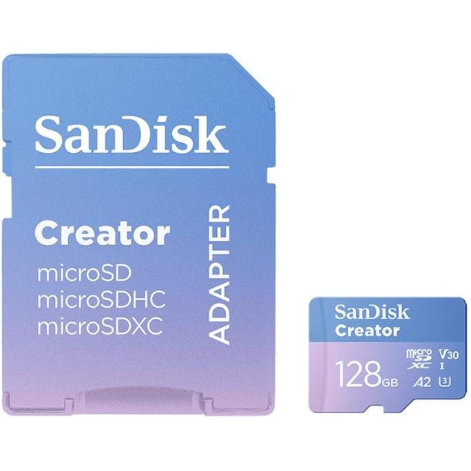 SanDisk Creator 128G 256G 512G 1TB microSD 記憶卡 A2 V30 終身保固-細節圖2