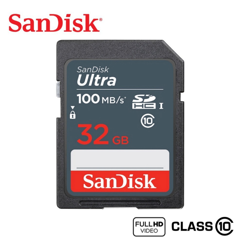 SanDisk 16G 32G 64G SD SDHC SDXC C10 100MB 相機/車用/音響 記憶卡-規格圖1