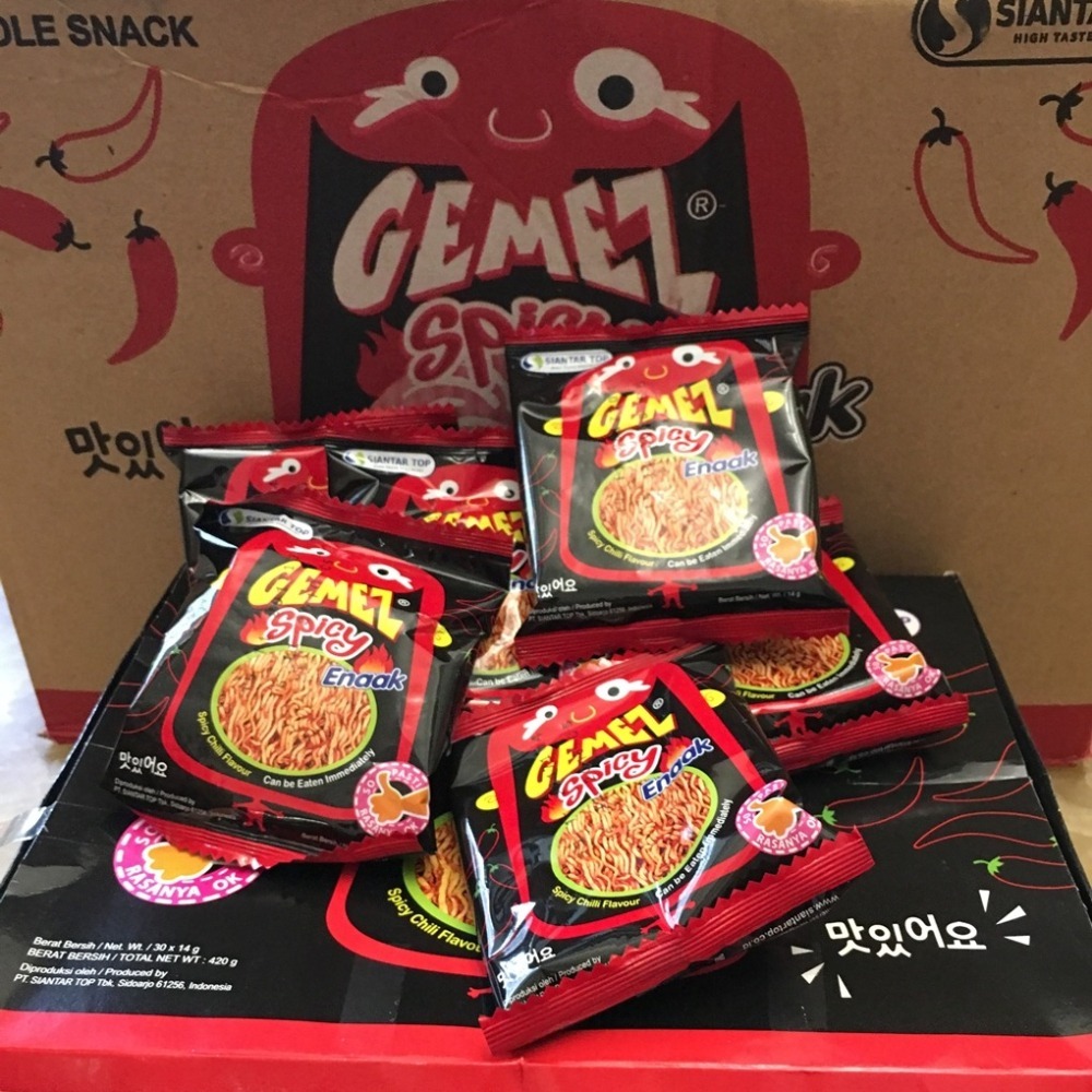 Enaak 小雞麵點心麵辣味｜酥脆口感辣香涮嘴迷你零食包【捷羚商行】-細節圖3