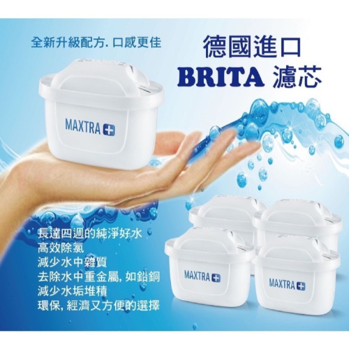 德國 BRITA MAXTRA PLUS 單顆 濾水壺用濾芯