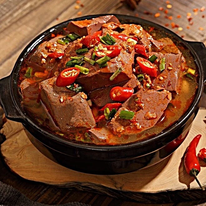 元泰碩宴 麻辣鴨血600g-細節圖2