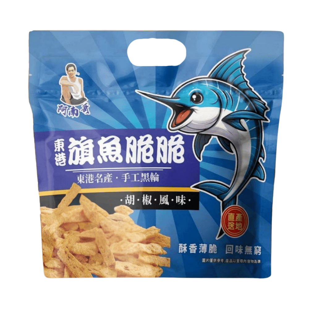 阿南哥 東港旗魚黑輪脆片 80g-細節圖2