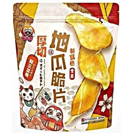 福味 厚切地瓜片｜台灣地瓜厚脆香片・多口味休閒零食【捷羚商行】-細節圖2
