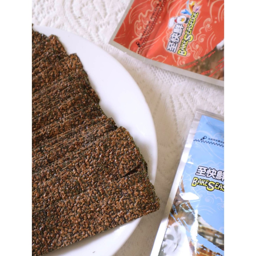 至快鮮 厚烤海苔家庭號｜酥脆厚切風味零食100g【捷羚商行】-細節圖2
