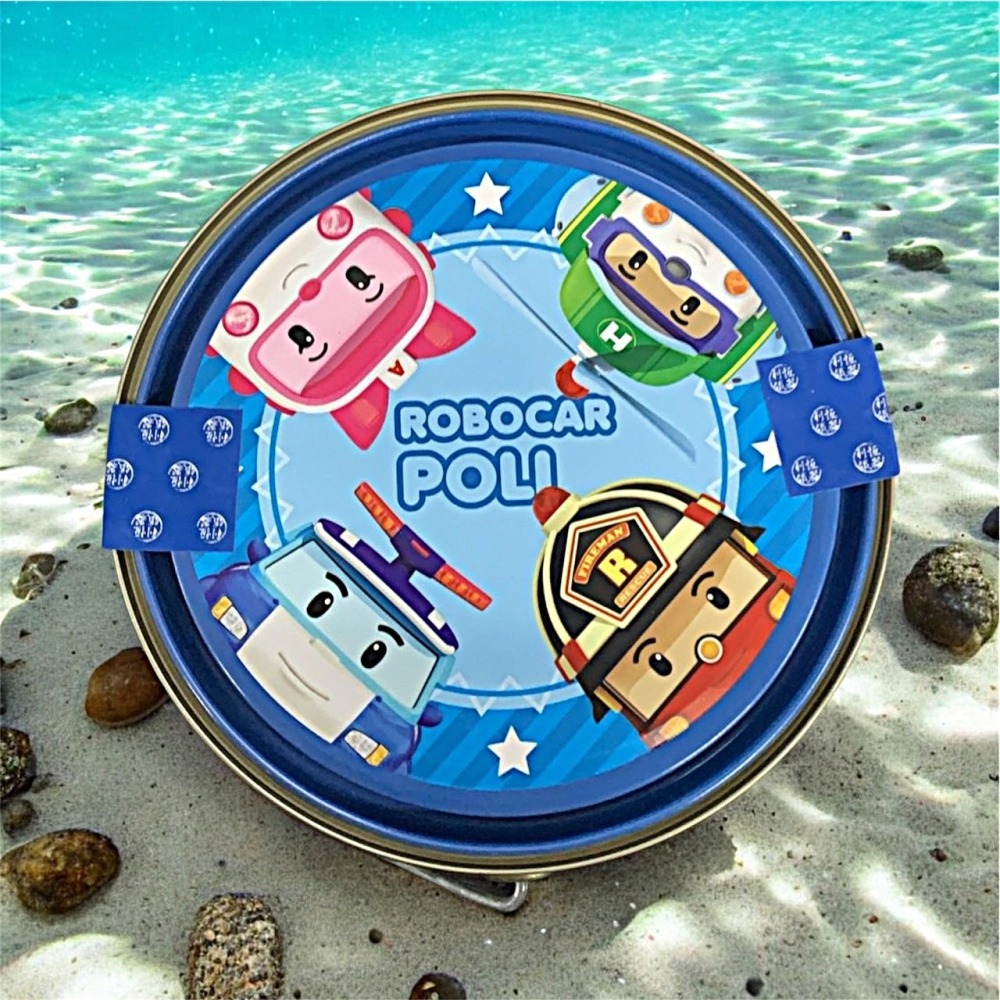 KAKA 波力蝦三鮮桶裝零食｜POLI 聯名海鮮餅乾親子分享包 捷羚商行-細節圖10