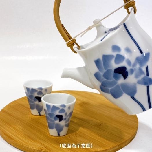 日本製 陶瓷蓮花壺杯組(一壺兩杯) / 泡茶組-細節圖2