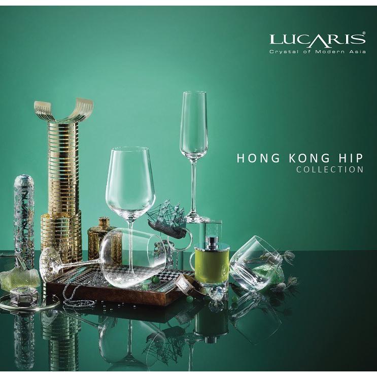 泰國Lucaris 香港系列 無鉛水晶玻璃威士忌酒杯 370ml (2入禮盒組)-細節圖4