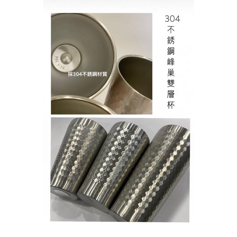 #304不銹鋼隔熱杯 / 蜂巢雙層杯 / 雙層隔熱杯 / 不銹鋼隔熱杯-細節圖3