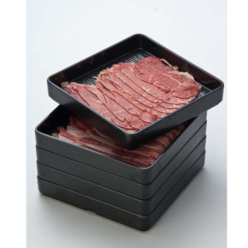 美耐皿 可疊式肉片盒 / 火鍋肉片盤 / 方盤圓盤 / 肉片盒-細節圖2