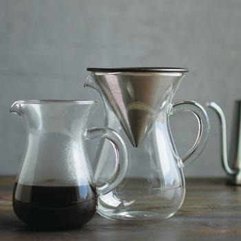 日本KINTO SCS手沖咖啡壺組 / 玻璃咖啡壺組 / 咖啡器具 / 1~2杯 / 1~4杯