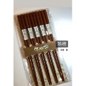 雅柏原木筷 紫檀 / 山毛櫸 / 天巴士 / 桂蘭 / 鐵木 / 金壇 (五雙一組)-規格圖2