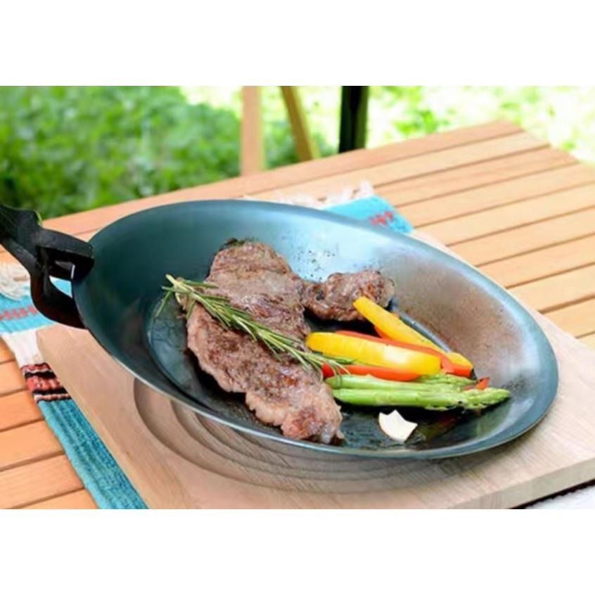 鐵板專用防燙夾 / 防燙板手 / 鐵板叉 / 鑄鐵防燙夾 / 牛排鐵板夾 / 戶外隔熱烤盤夾-細節圖2