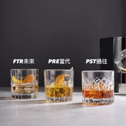 Ocean TRAZE系列 PST過往-PRE當代-FTR未來 (共三款) 威士忌杯 / 烈酒杯 (同款兩入組)-細節圖2