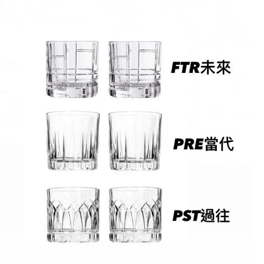 Ocean TRAZE系列 PST過往-PRE當代-FTR未來 (共三款) 威士忌杯 / 烈酒杯 (同款兩入組)-細節圖3