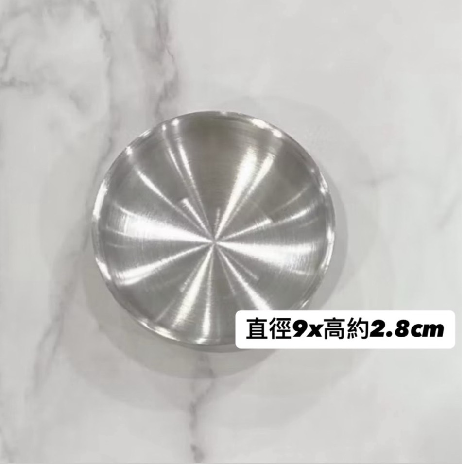 #304不銹鋼韓式雙層小菜碟 / 泡菜碟 / 料理小碗 / 醬料碟 / 沾醬碟 / 韓式料理餐具-規格圖8