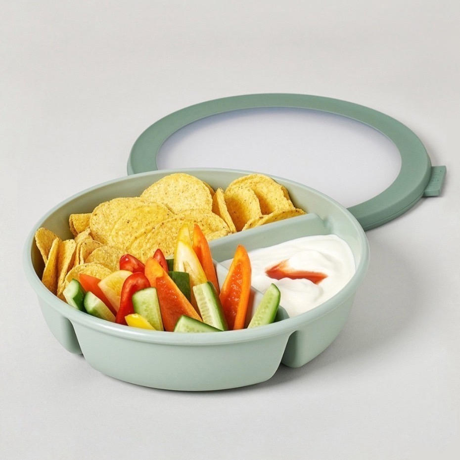 荷蘭製 MEPAL分隔圓形密封保鮮盒 / 密封盒 / 餐盒 / 自備餐盒 / 餐盤 / 密封保鮮便當盒 /另售專用微波蓋-細節圖2